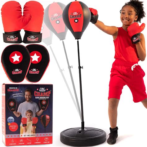 childrens boxing gloves and punch bag|punch bag for kids argos.